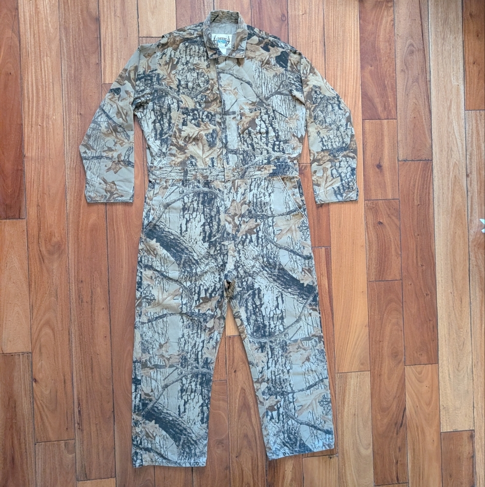 Deer River Vintage Camo Coveralls (L)
